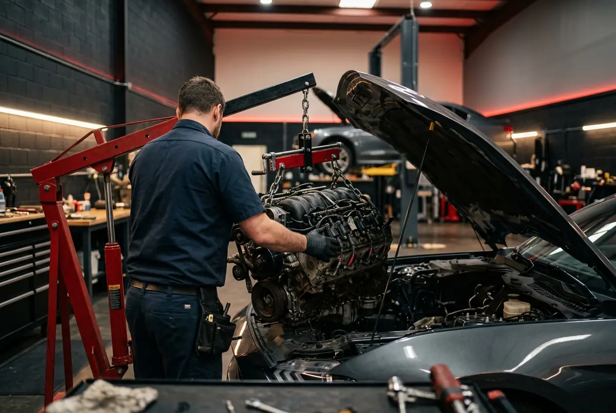 Engine Replacement at Hillside Auto Repair